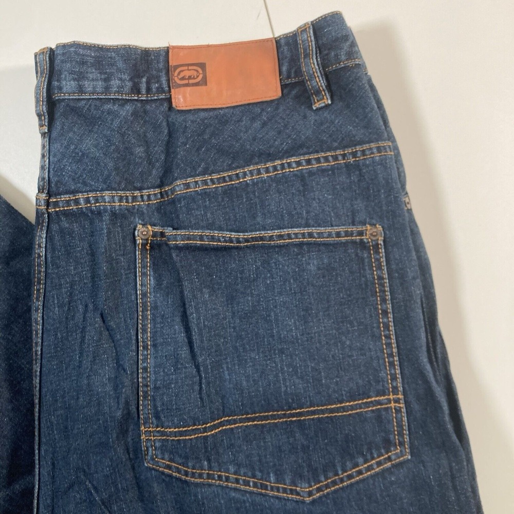 VTG Y2K Ecko Unltd Baggy Jeans 38x24 5-Pocket Hip Hop Skater Hipster (Tag 38x32)